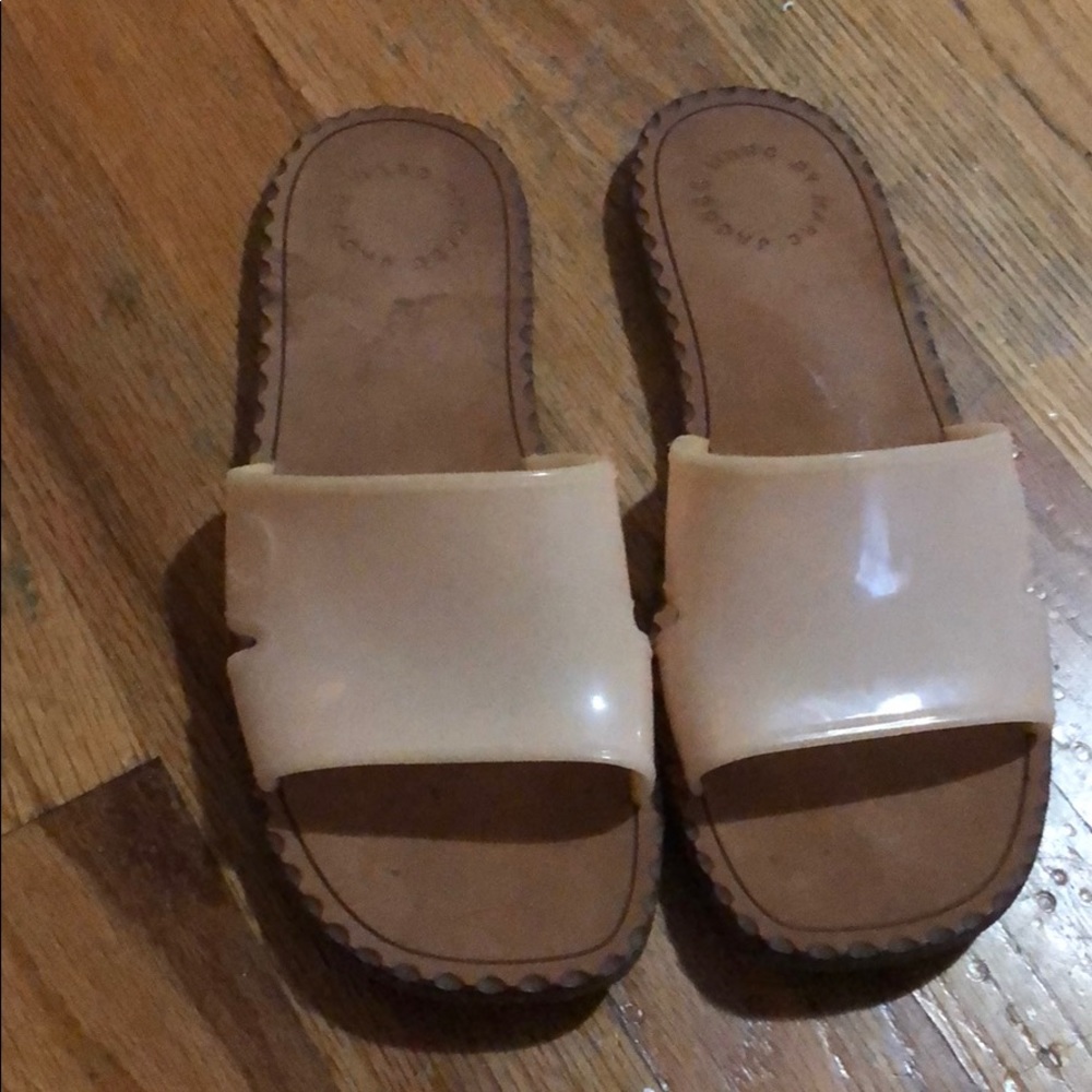Pastel pink sandals